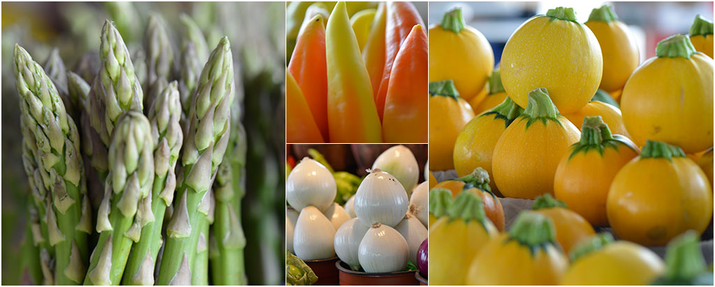 Veggie Collage eCommerce product photography